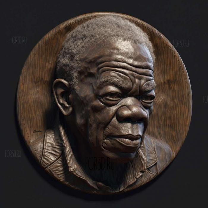 Samuel LJackson 3 stl model for CNC